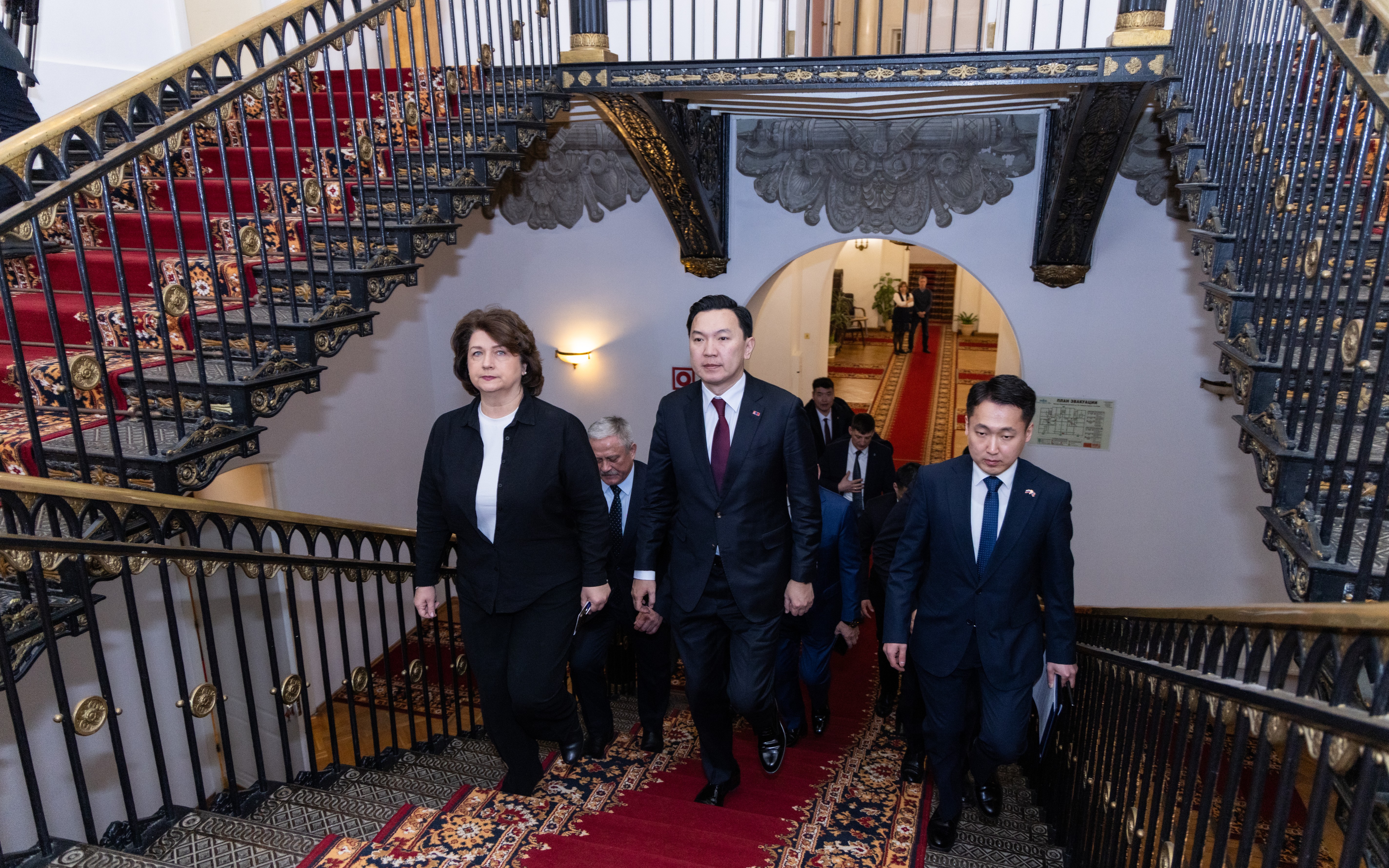 Монгол Улсын Их Хурлын дарга Н.Учрал Оросын Шинжлэх Ухааны Академид зочлов  