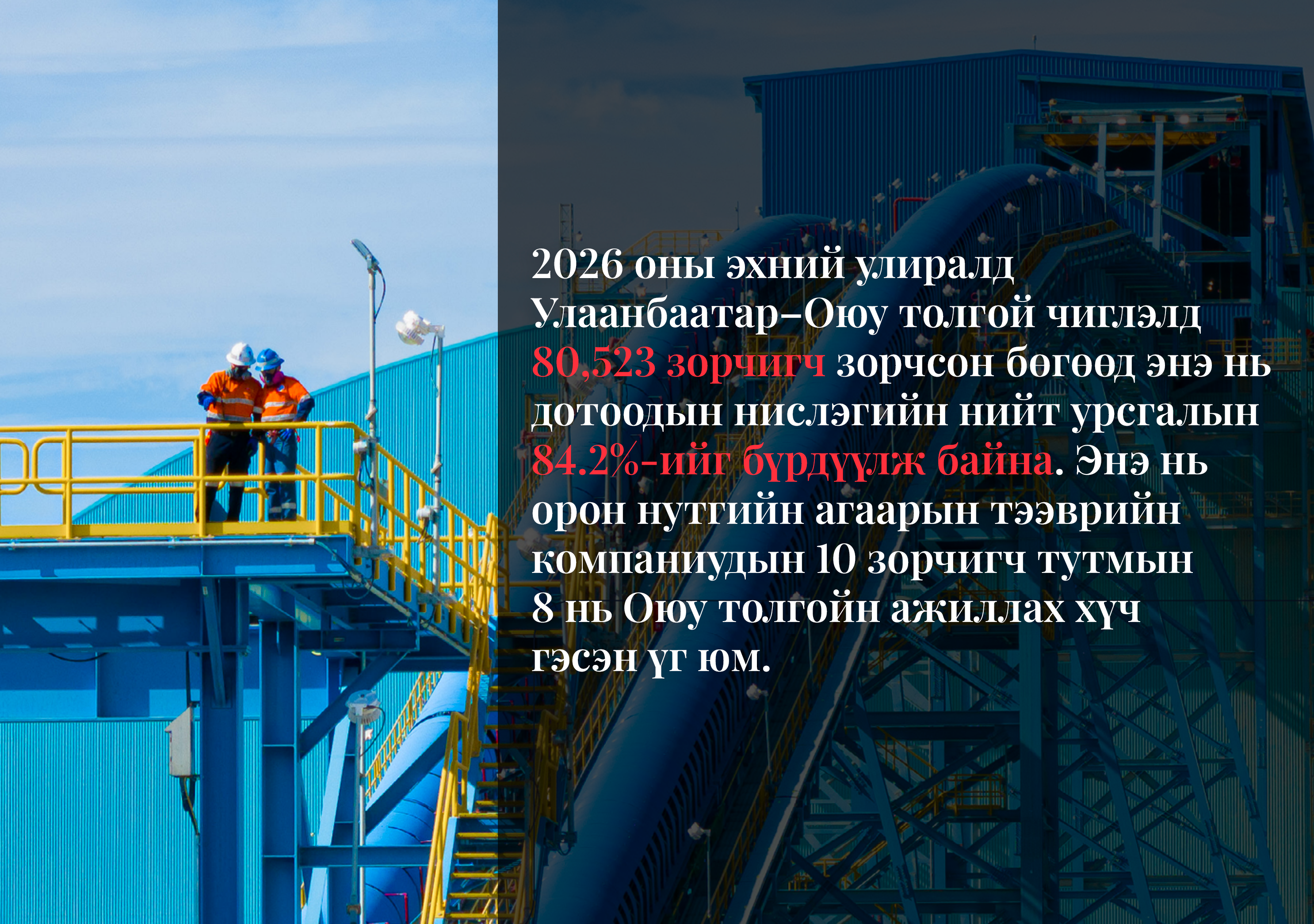 “Оюу толгой” компанийн 2026 оны нэгдүгээр улирлын тайлан