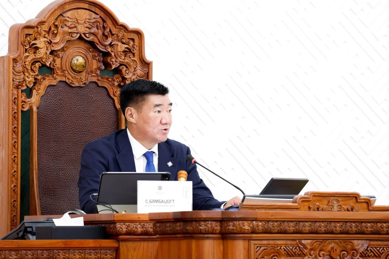 Монгол улсын их хурлын 2026 оны намрын ээлжит чуулганыг нээж Улсын их хурлын дарга Сандагийн Бямбацогтын хэлсэн үг